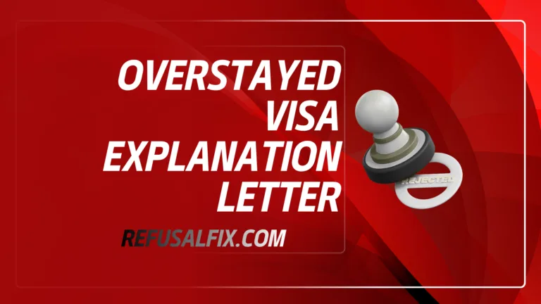 Sample of an overstayed visa explanation letter for resubmission or legal purposes.