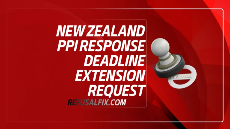 New Zealand PPI response deadline extension request notice with a checklist icon.
